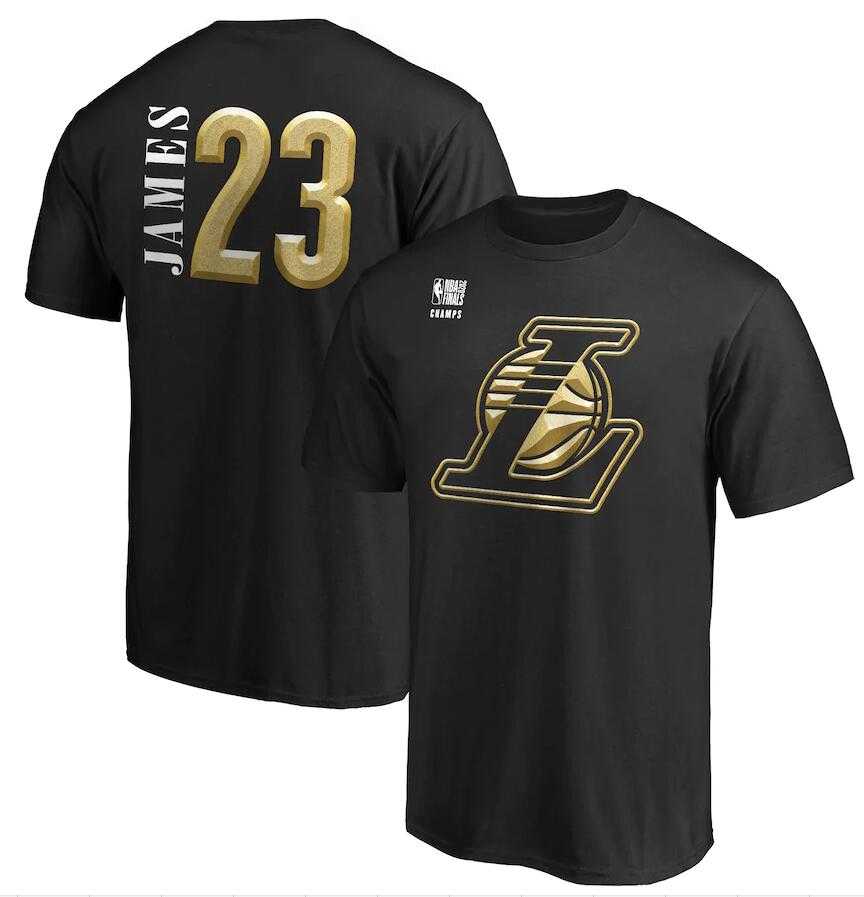 Men's Los Angeles Lakers 23 LeBron James Black 2020 NBA Finals Champions Court Vision Name & Number T-Shirt,We sell and wholesale Men's Los Angeles Lakers 23 LeBron James Black 2020 NBA Finals Champions Court Vision Name & Number T-Shirt on line form chian!